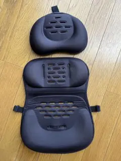 コンビ　ベビーカー用クッション ブラックー メッシュ