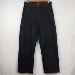 美品 order オーダー ブラック デニム ワイドパンツ サイズS 日本製