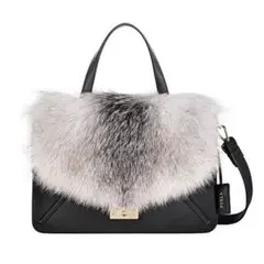 新品未使用 FURLA / フルラ ALICE アリーチェ ファーバッグ
