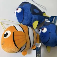 ニモ　ドリー×2個　ぬいぐるみ　プライズ　NEMO ディズニー