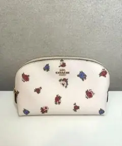 【coach】花柄ポーチ