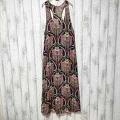 rukmani ルクマニ　レーヨン ノースリーブワンピース　インド製