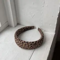 nokcha ノクチャ leopard hair band