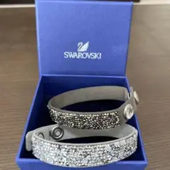 SWAROVSKI革ブレスレット