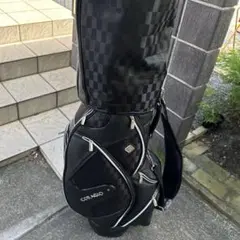 激シブ　クロコダイル柄　鰐革　キャディバッグ　CORAGIO コラッジオ 激シブ クロコダイル柄 鰐革 キャディバッグ CORAGIO コラッジオ