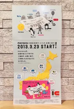 manaca iCカード 記念限定品　未使用
