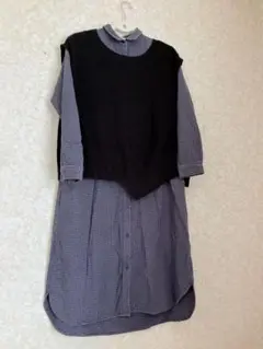 ハートマーケット✩チェック柄ワンピース 秋冬