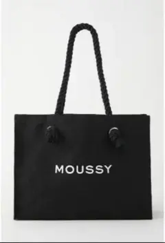 MOUSSY ブラック ショルダーバッグ