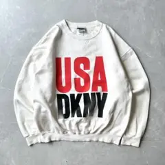 90s USA製 DKNY Jeans スウェット cityboy 古着