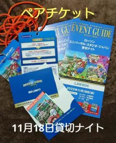 ユニバーサル・スタジオ・ジャパン貸切ナイト ペアチケット