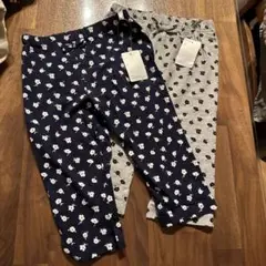 花柄キッズスパッツ2色セット