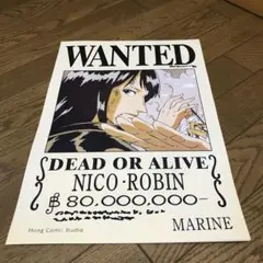 ワンピースWANTEDポスター