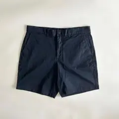 希少 00s OLD GAP コットン ワイドショートパンツ w34 ネイビー