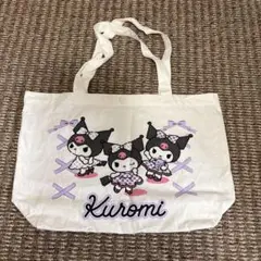Kuromi トートバッグ キャンバス　布　サンリオ　サンリオ