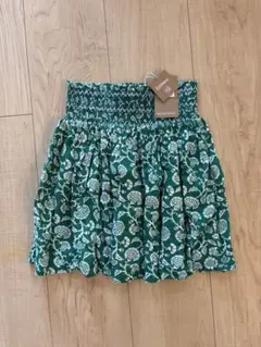 MONOPRIX 花柄ギャザー入りスカート　6ans 116