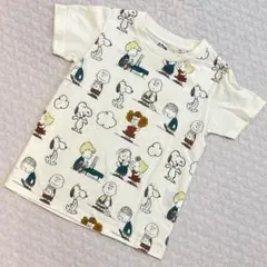 ★UNIQLOユニクロ　UT　スヌーピー半袖 Tシャツ 100 ホワイト　白T