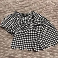 ギンガムチェック キュロット セット　サイズ90