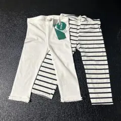 H&M コットン ボトムス 110cm 128cm 2枚セット