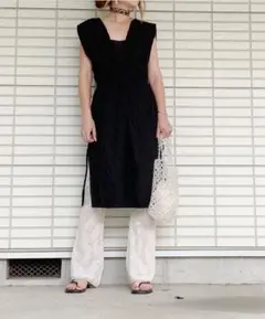 美品　アングリッド デザインマキシワンピース