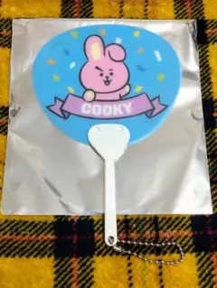 BT21☆購入特典 ミニうちわキーホルダー　COOKY