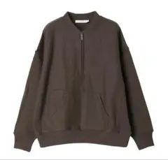 ★17 新品　AMERICAN HOLIC ハーフジップ裏毛プルオーバー　M