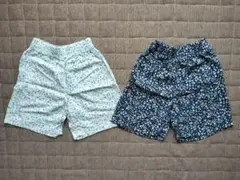 UNIQLO ユニクロ 小花柄 半ズボン ショートパンツ 100cm