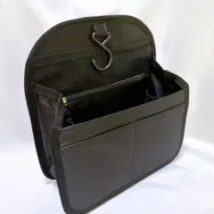 ❖バッグインバッグ リュック 収納 縦型 自立 バックインバック ブラック