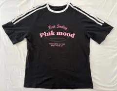SHEIN プリントTシャツ ブラック