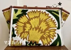 ⭐︎ロエベ(LOEWE)クッショントート 花 フローラル 刺繍 イエロー