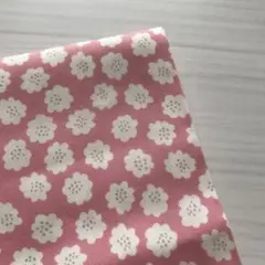 オンネラ　花柄ピンク110×約100cm