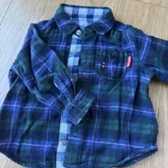 ミキハウス　リバーシブルシャツ　80cm