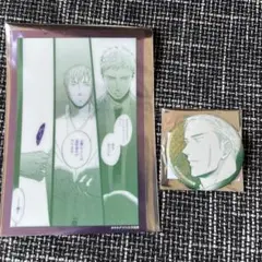 囀る鳥は羽ばたかない クリアカード グリッター缶バッジ　百目鬼力　アニメイト