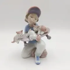 絶版品　LLADRO リヤドロ 5451 旅する少年 ※美品 リヤドロ】【旅する少年】【絶版】【5451】