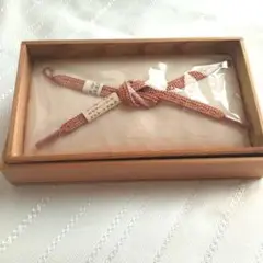 【最終価格】木箱入り・未使用品　羽織紐　金箔糸使用