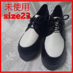 【新品 未使用】VentiAnni 厚底 ウエッジラバーソール マニッシュ 23