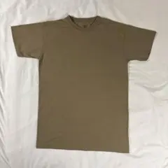 usa製 DUKE 無地半袖tシャツ カーキ オーカー 黄土色 M デューク