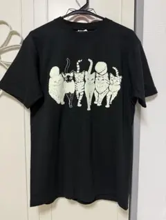 ★タグ付き新品★レディース　黒Tシャツ　半袖　猫　アニマルプリント(L)