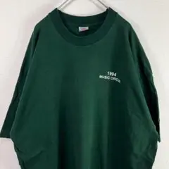 USA製 90s music circus Tシャツ 緑 シングルステッチ