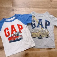 100サイズ　ギャップ　GAP シャツ　2枚セット　まとめ売り