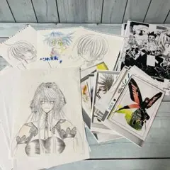 スケブ　イラスト　手書き他　コミケイベントで
