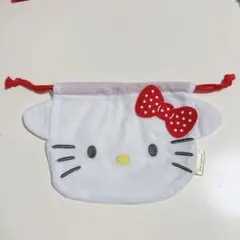 サンリオ　ハローキティ　キャンディキャビネット　フェイス巾着　2021年製