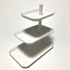 tower タワー　アクセサリー3段トレー　ホワイト