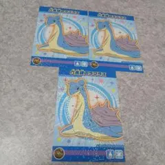 ポケモン　ブロマイド　ガム　ポケットモンスター　六英雄のラプラス　3枚セット