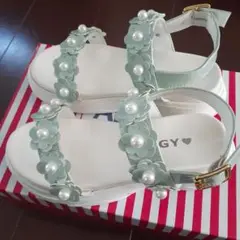 ALGY ミントグリーン サンダル 21cm