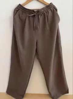 HK WORKS LONDON ブラウン　イージーパンツ