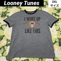 【値下げOK】Looney Tunes タズマニアデビルTシャツ 2XL グレー