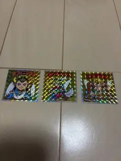 ヘッドだらけのビックリマン　3枚　セット　聖フェニックス　怪奇ミロク