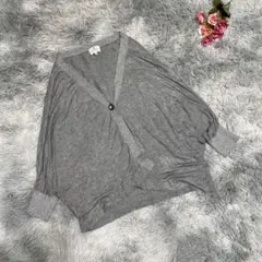 LANVIN en Bleu(M)ドルマンカーディガン ライトグレー