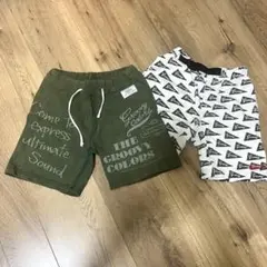 Groovy Colorsショートパンツ120 グルーヴィーカラーズ　2枚セット