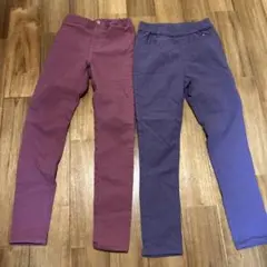 キッズ スリムフィットパンツ 2点セット